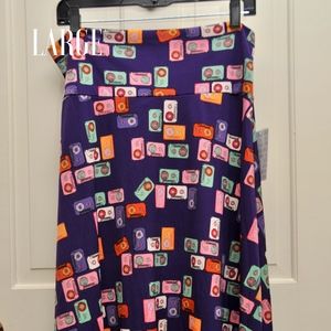 LuLaRoe Skirt - Tape Cassette - NWT